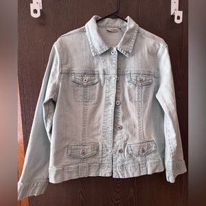 Chico’s light denim jacket